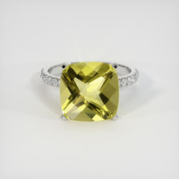 4.55 Ct. Gemstone Ring, 14K White Gold 1