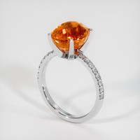 6.15 Ct. Gemstone Ring, 14K White Gold 2