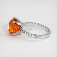 6.15 Ct. Gemstone Ring, 14K White Gold 4