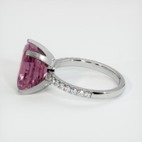 4.45 Ct. Sapphire Ring, 14K White Gold 4