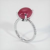 Ruby Ring 9.21 Ct. 14K White Gold Preview