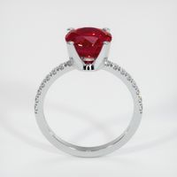 3.15 Ct. Ruby Ring, 14K White Gold 3