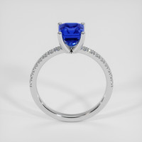 2.12 Ct. Blue Sapphire Ring, 14K White Gold 3