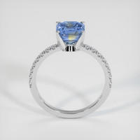 2.06 Ct. Bi Color Sapphire Ring, 14K White Gold 3
