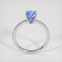 2.25 Ct. Sapphire Ring, 14K White Gold 3