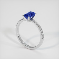 1.40 Ct. Sapphire Ring, 14K White Gold 2