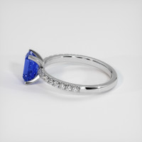 1.40 Ct. Sapphire Ring, 14K White Gold 4