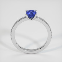 1.02 Ct. Blue Sapphire Ring, 14K White Gold 3