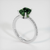 3.54 Ct. Sapphire Ring, 14K White Gold 2
