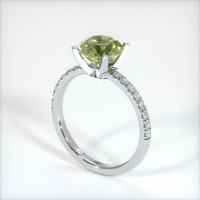 1.74 Ct. Sapphire Ring, 14K White Gold 2