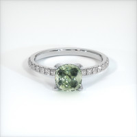 1.34 Ct. Sapphire Ring, 14K White Gold 1
