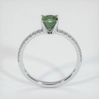 1.09 Ct. Sapphire Ring, 14K White Gold 3