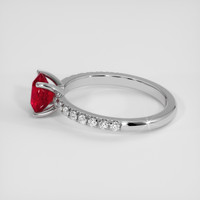 1.60 Ct. Ruby Ring, 14K White Gold 4