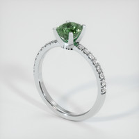 1.06 Ct. Sapphire Ring, 14K White Gold 2