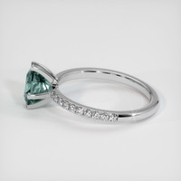 1.44 Ct. Sapphire Ring, 14K White Gold 4
