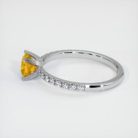 1.12 Ct. Sapphire Ring, 14K White Gold 4