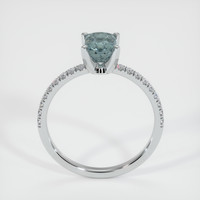 1.42 Ct. Sapphire Ring, 14K White Gold 3