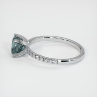 1.42 Ct. Sapphire Ring, 14K White Gold 4