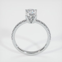 3.16 Ct. Sapphire Ring, 14K White Gold 3