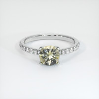 1.41 Ct. Sapphire Ring, 14K White Gold 1