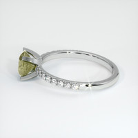 1.41 Ct. Sapphire Ring, 14K White Gold 4
