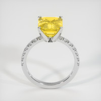 4.04 Ct. Sapphire Ring, 14K White Gold 3