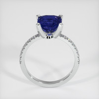 2.68 Ct. Blue Sapphire Ring, 18K White Gold 2