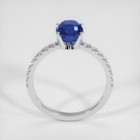 2.04 Ct. Sapphire Ring, 18K White Gold 3