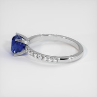 2.04 Ct. Sapphire Ring, 18K White Gold 4