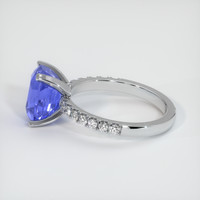 3.12 Ct. Sapphire Ring, 18K White Gold 4
