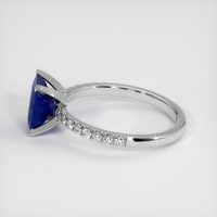 2.13 Ct. Sapphire Ring, 18K White Gold 4