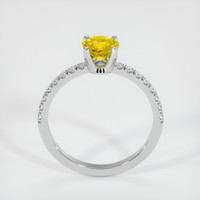 0.92 Ct. Bi Color Sapphire Ring, 18K White Gold 3