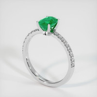 Emerald Ring 0.81 Ct. 18K White Gold Preview
