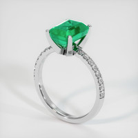 Emerald Ring 2.51 Ct., 18K White Gold Preview