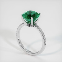 3.36 Ct. Emerald Ring, 18K White Gold 2