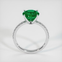 2.30 Ct. Emerald Ring, 18K White Gold 3