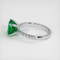2.30 Ct. Emerald Ring, 18K White Gold 4