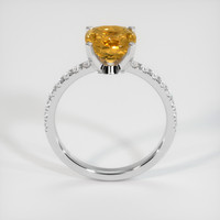 2.13 Ct. Gemstone Ring, 18K White Gold 3