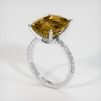 8.54 Ct. Gemstone Ring, 18K White Gold 2