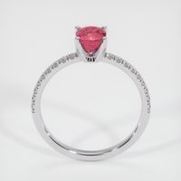 1.20 Ct. Ruby Ring, 18K White Gold 3