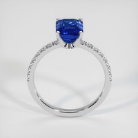 3.10 Ct. Sapphire Ring, 18K White Gold 3