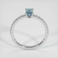 0.70 Ct. Bi Color Sapphire Ring, 18K White Gold 3