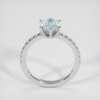 1.68 Ct. Sapphire Ring, 18K White Gold 3