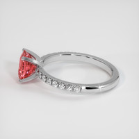 2.04 Ct. Sapphire Ring, 18K White Gold 4