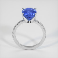 5.93 Ct. Sapphire Ring, 18K White Gold 3
