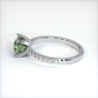 1.34 Ct. Sapphire Ring, 18K White Gold 4