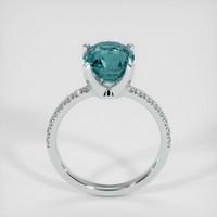4.60 Ct. Sapphire Ring, 18K White Gold 3