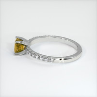 0.68 Ct. Sapphire Ring, 18K White Gold 4