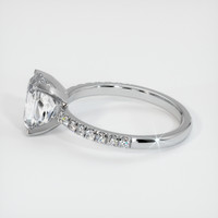 3.16 Ct. Sapphire Ring, 18K White Gold 4
