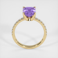 2.67 Ct. Purple Spinel Ring, 10K Yellow Gold 3